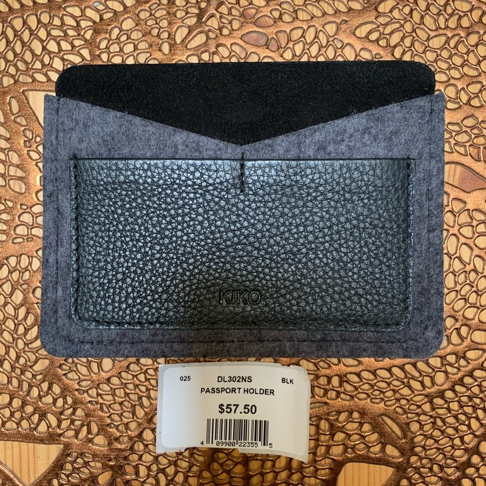 KIKO MILANO Leather Passport Holders NWT